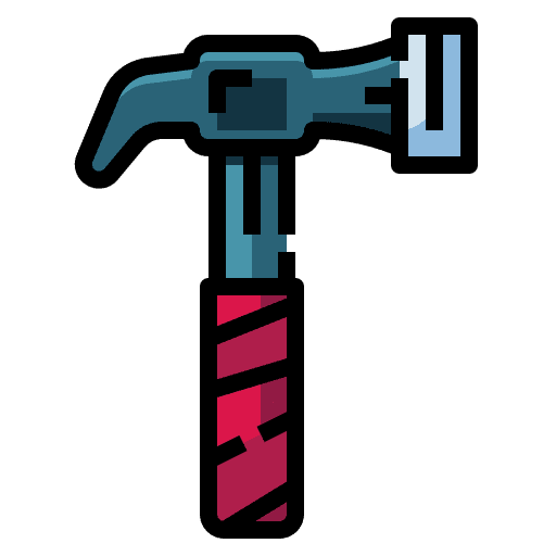 Hammer screwdriver improvement tools icon