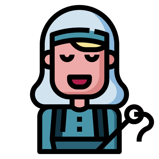 Worker construction worker avatar professions and jobs icon