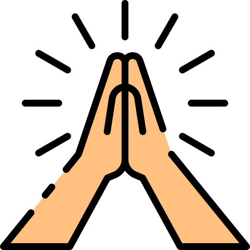 Pray cultures hands and gestures religious icon