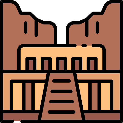 Temple of hatshepsut architecture and city temple landmark icon