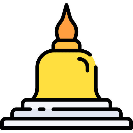 Wat phra kaew thailand temple emerald temple icon