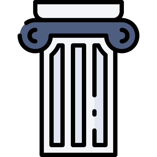 Column columns monument decoration icon