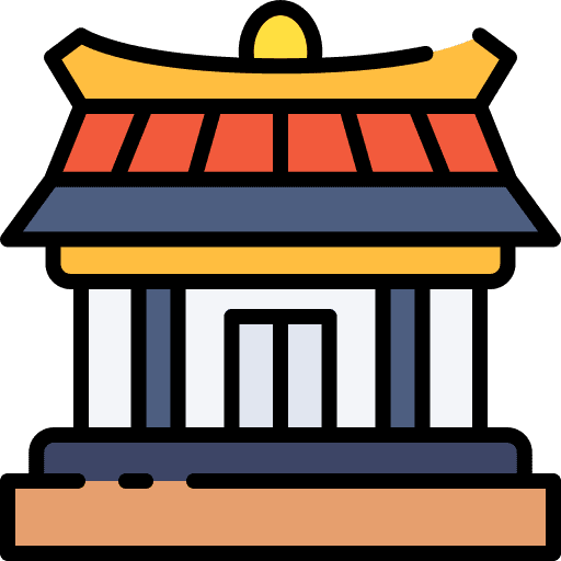 Confucius landmark temple architecture icon