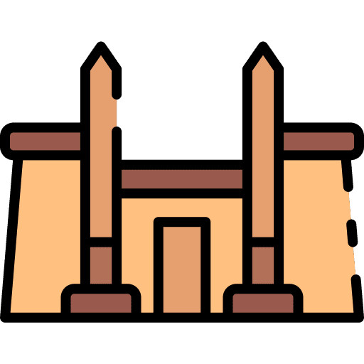Luxor temple landmark cultures temple icon