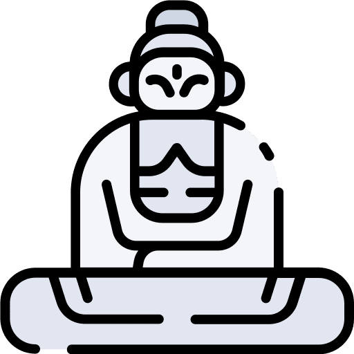 Buddha india statue kōtoku-in icon