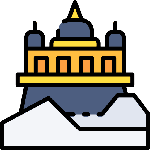 Wat saket thailand architectonic cultures icon