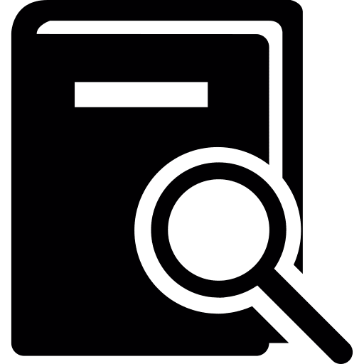 Book education search meaning icon