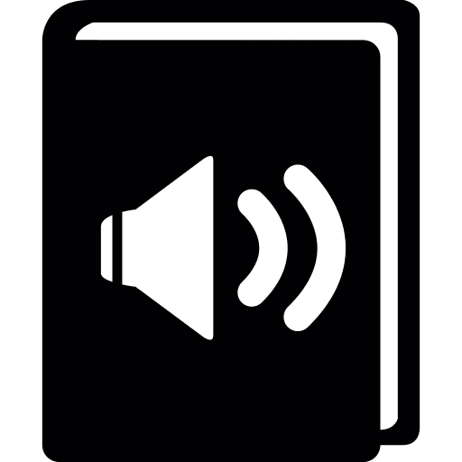 Audiobook audiobook reading book icon