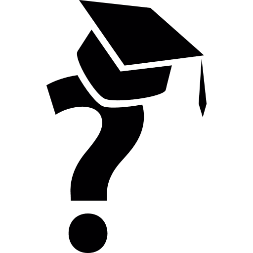 Graduation graduation question graduate icon