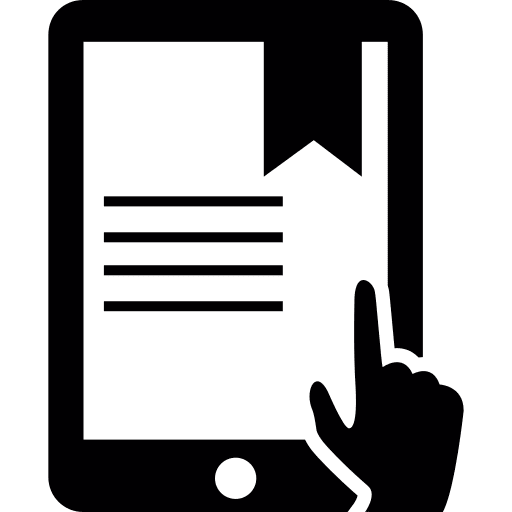 Tablets tactile tablets touch screen icon