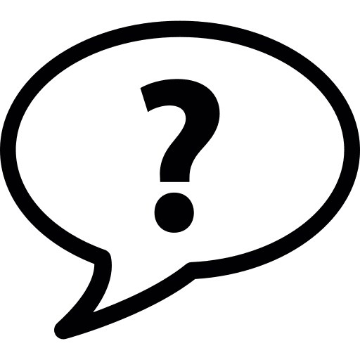 Ask speech conversation guess icon