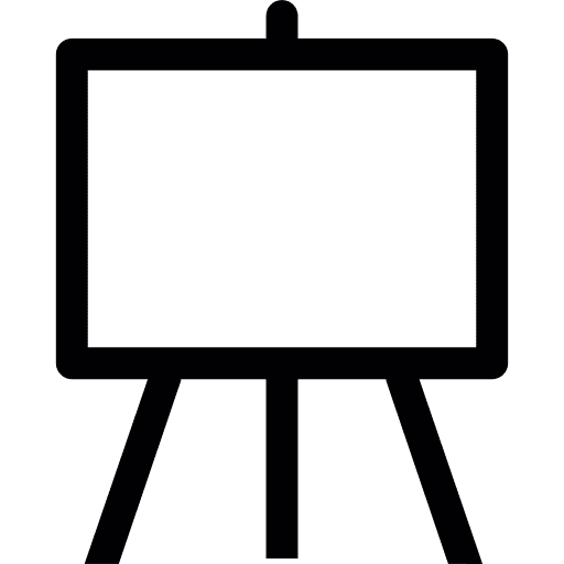 Canvas painting canvas paint icon