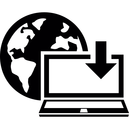 Computer notebook laptop computer icon