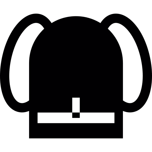 School bag rucksack backpack school bag icon