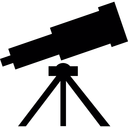 Telescope astronomy telescope space icon