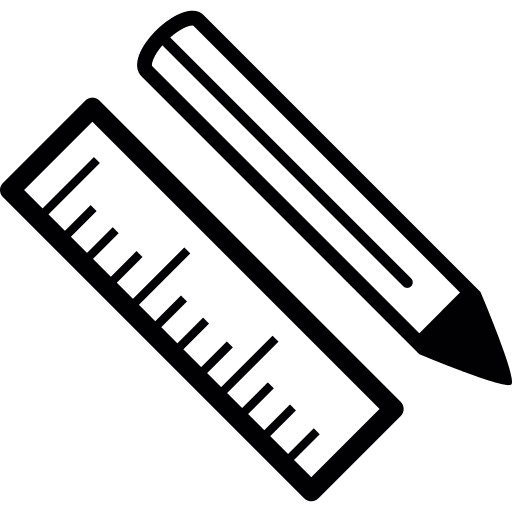 School supplies pen pencil school supplies icon