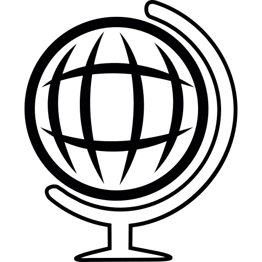 Globe geography world earth icon