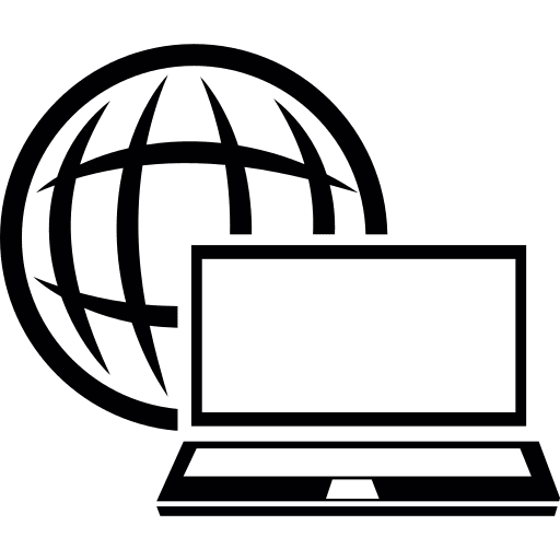 Laptop laptop networking internet icon