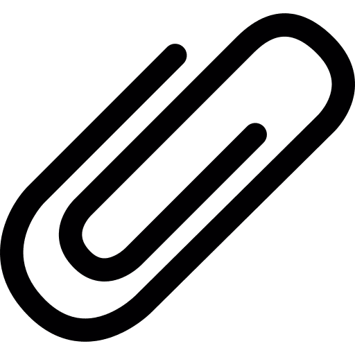 Paperclip office material paperclip office supplies icon