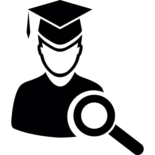 Search graduation college search icon