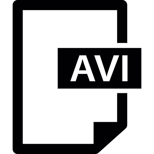 Avi extension video play avi extension video icon