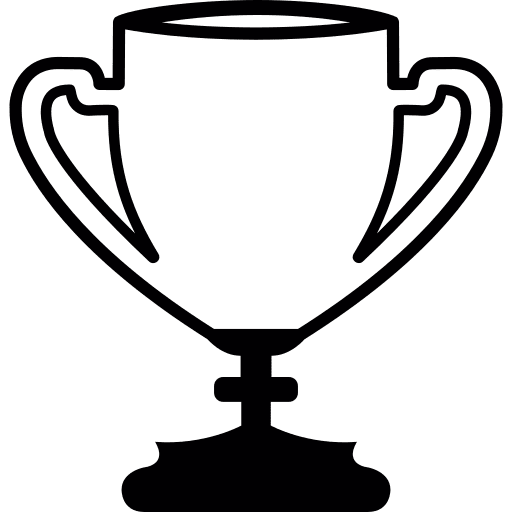 Cup winner prize cup icon