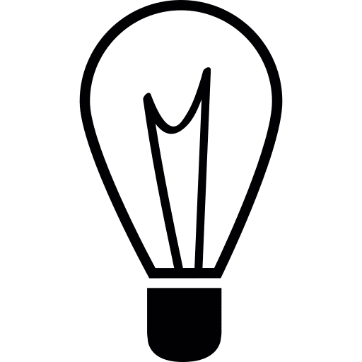Light bulb idea light bulb illumination icon