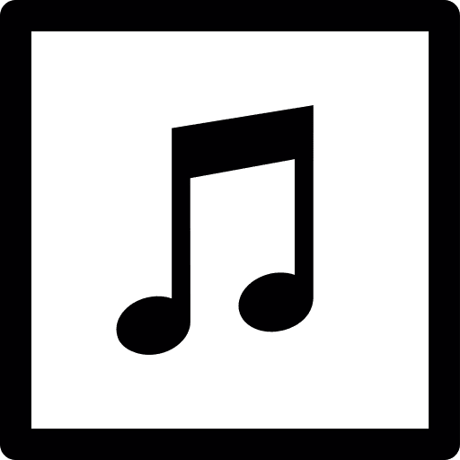 Musical note sound musical note player icon