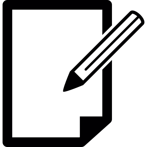 New document new document file write icon