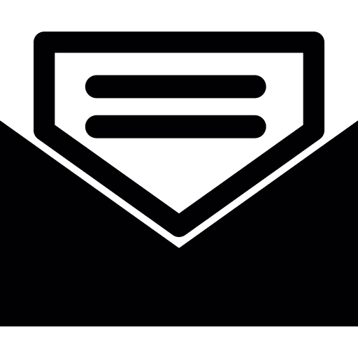 Open email envelope letter open email icon