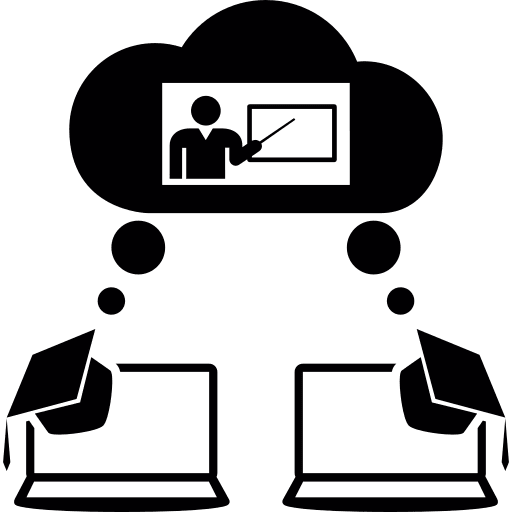 Networking school material networking education icon