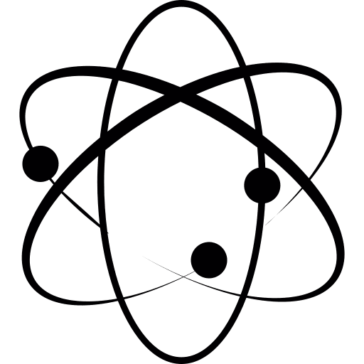 Science education nuclear science icon
