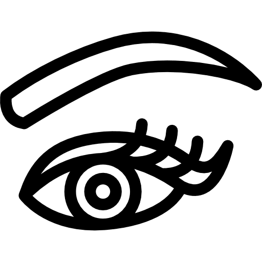 Eye make up women femenine woman icon