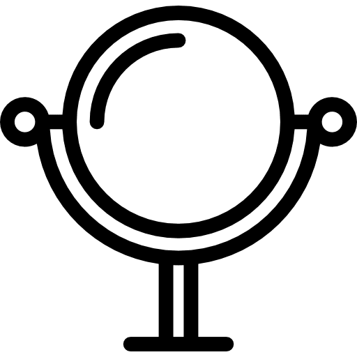 Makeup mirror cosmetics mirrors femenine icon