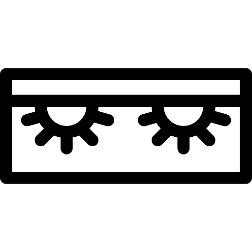 False eyelashes fashion eyelash femenine icon