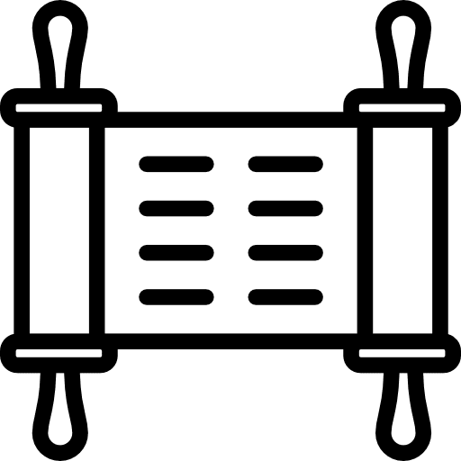 Torah religious jewish judaism icon