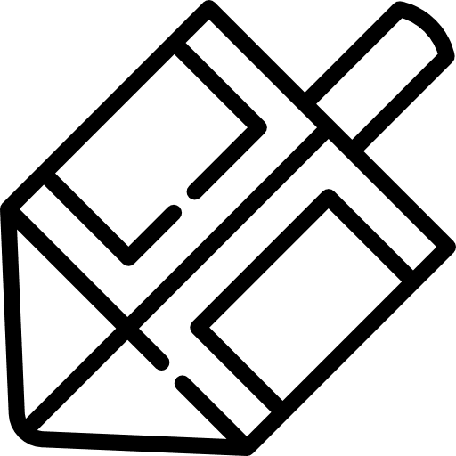 Dreidel jewish hebrew israel icon