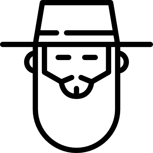Rabbi judaism religion israel icon