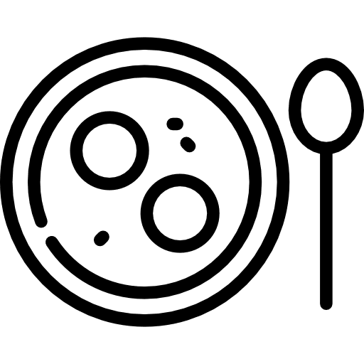 Matzo ball soup jewish holidays hebrew icon