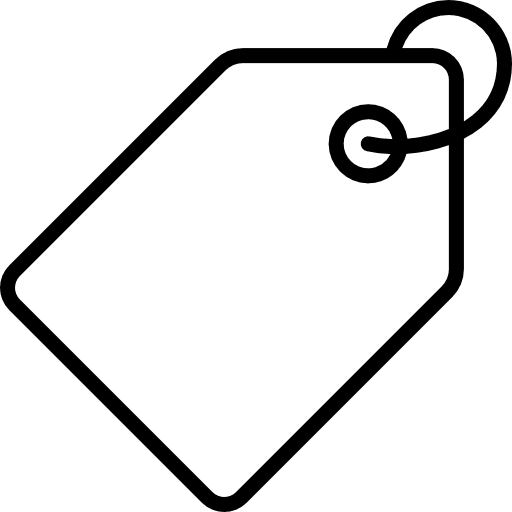 Tag label shopping store clothing icon