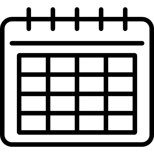 Calendar calendar check mark wall calendar icon