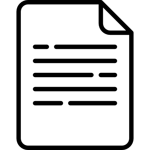 Document document file archive icon