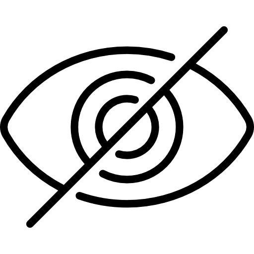 Eye closed looking look eye closed icon