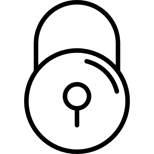 Lock locked lock padlock icon