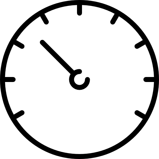 Speedometer speed measuring speedometer icon