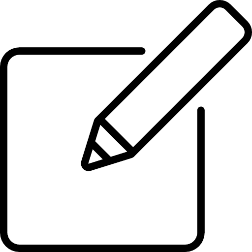 Note note edit pencil icon