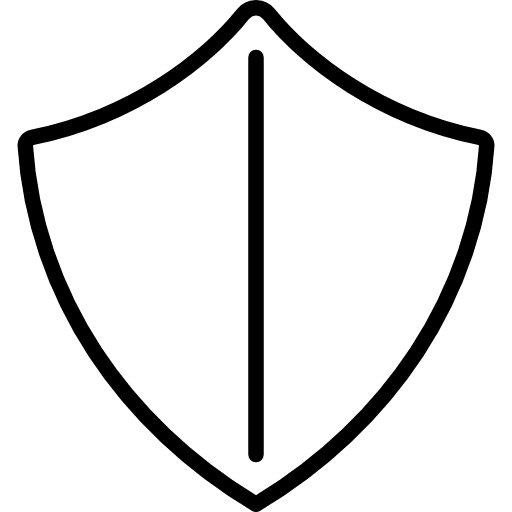 Shield secure protection shield icon