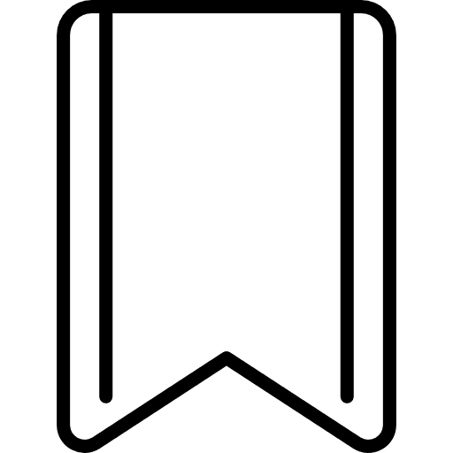 Bookmark mark bookmark lace icon