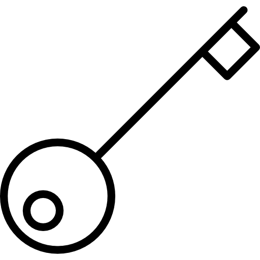 Key access password door key icon