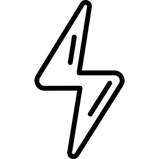 Lightning thunder storm thunderbolt icon